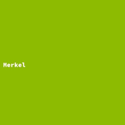 Hersteller: Merkel