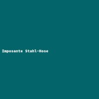 Imposante Stahl-Hose