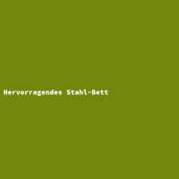 Hervorragendes Stahl-Bett