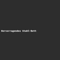 Hervorragendes Stahl-Bett