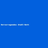 Hervorragendes Stahl-Bett