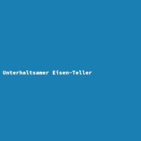 Unterhaltsamer Eisen-Teller