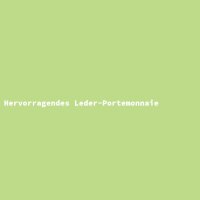 Hervorragendes Leder-Portemonnaie