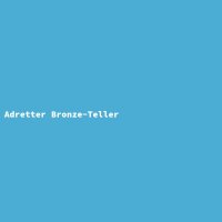 Adretter Bronze-Teller